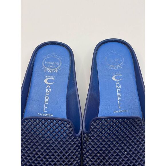 Jefferey Campbell Fling 2 Platform Wedge Blue Waterproof Sandals Women’s Size 6 - Picture 5 of 12